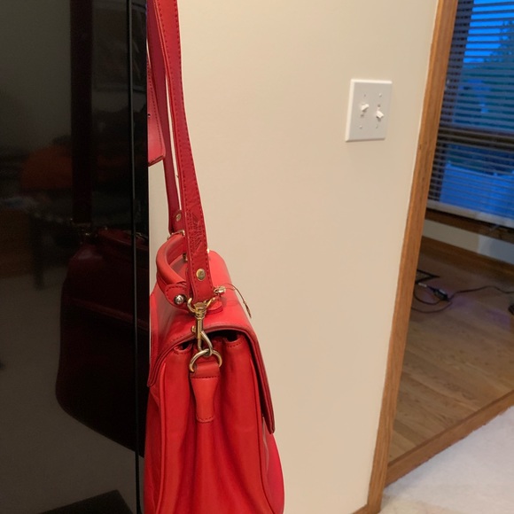 Genuine Leather Tote Shoulder Crossbody Bag - Picture 4 of 7